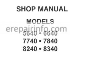 Photo 4 - New Holland 5640 6640 7740 7840 8240 8340 Shop Manual