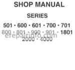 Photo 2 - Ford New Holland 500, 600, 601, 700, 701, 800, 801, 900, 901, 1801, 2000, 4000 Shop Manual Tractors