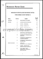 Photo 2 - New Holland Ford 70, Fiat Series G Workshop Manual Tractors