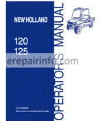 Photo 2 - New Holland Rustler 120 125 Operators Manual