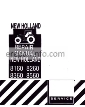 Photo 4 - New Holland 8160 8260 8360 8560 Repair Manual