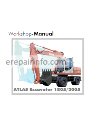 Photo 12 - Terex Atlas 1805 2005 Workshop Manual Excavator