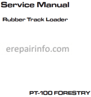 Photo 3 - Terex PT-100 Service Manual Rubber Track Loader