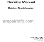 Photo 2 - Terex PT-70 PT-80 Service Manual Rubber Track Loader
