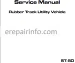Photo 2 - Terex ST-50 Service Manual Rubber Track Utility Vehicle