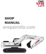 Photo 2 - Terex TXC175 LC1 Shop Manual Hydarulic Excavator