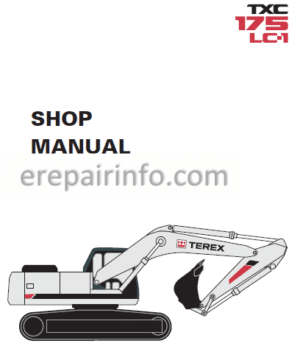Photo 8 - Terex TXC175 LC1 Shop Manual Hydarulic Excavator