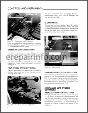 Photo 12 - Ford 1500 Operators Manual Tractor