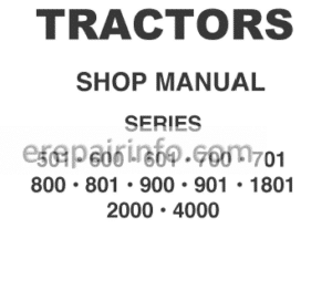 Photo 10 - Ford 600-900 501-901 1801 2000 4000 Shop Manual