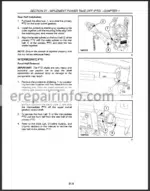 Photo 5 - New Holland H7460 H7560 Service Manual Discbine Mover