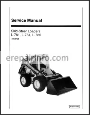 Photo 1 - New Holland L781 L784 L785 Service Manual