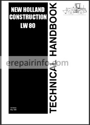 Photo 3 - New Holland LW80 Service Manual
