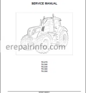 Photo 7 - New Holland T8.275 T8.300 T8.330 T8.360 T8.390 Service Manual
