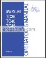 Photo 2 - New Holland TC35 TC40 TC45 Operators Manual