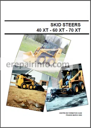 Photo 2 - Case 40XT 60XT 70XT Troubleshooting And Schematic Manual Manual Skid Steer Loader