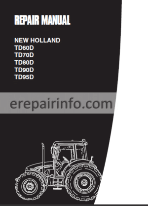 Photo 3 - New Holland TD60D TD70D TD80D TD90D TD95D Service Manual