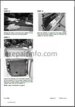 Photo 4 - Case 430 440 440CT Repair Manual Compact Track Loader And Skid Steer