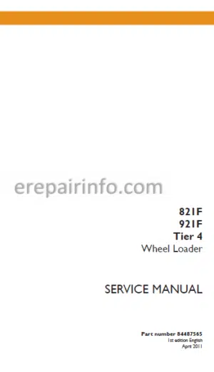 Photo 7 - Case 821F 921F Tier 4 Service Manual Wheel Loader