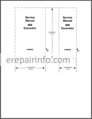Photo 7 - Case 888 Service Manual Excavator