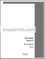 Photo 2 - Case Drott 40 Series D Service Manual Crawler