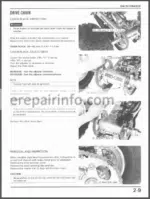 Photo 5 - Honda TRX250R FourTrax Service Manual ATV
