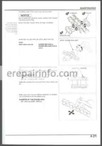 Photo 5 - Honda TRX450R Service Manual ATV