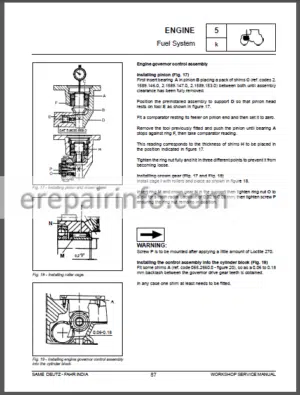 Photo 3 - Same Deutz Fahr 393 453 503 603 Workshop Manual Tractor