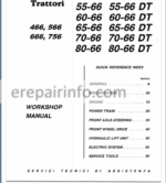 Photo 2 - Fiat 55-66 60-66 65-66 70-66 80-66 / DT Series Workshop Manual