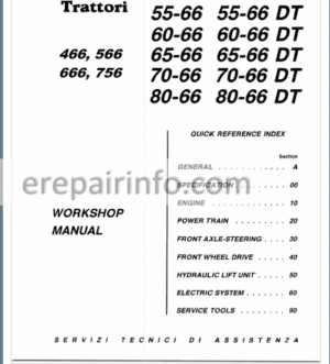 Photo 13 - Fiat 55-66 60-66 65-66 70-66 80-66 / DT Series Workshop Manual
