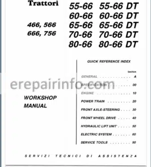 Photo 4 - Fiat 55-66 60-66 65-66 70-66 80-66 / DT Series Workshop Manual