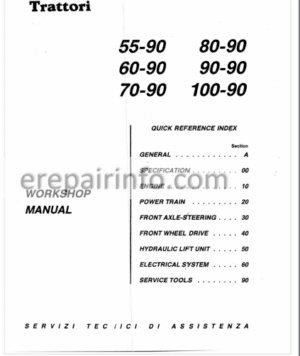 Photo 8 - Fiat 55-90 60-90 70-90 80-90 90-90 100-90 Workshop Manual