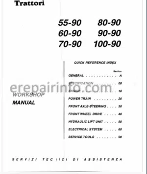 Photo 3 - Fiat 55-90 60-90 70-90 80-90 90-90 100-90 Workshop Manual