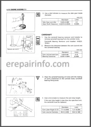 Photo 2 - Hitachi EX120-5 Workshop Manual