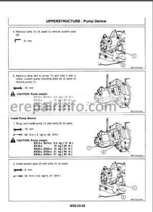 Photo 7 - Hitachi EX12 To EX42-2 Workshop Manual