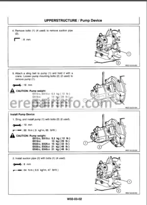 Photo 6 - Hitachi EX12 To EX42-2 Workshop Manual