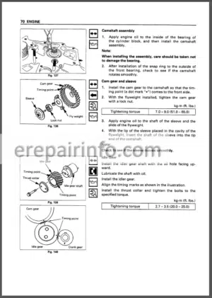 Photo 9 - Hitachi EX27U and EX35U North America Repair Manuals