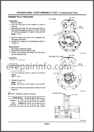 Photo 1 - Hitachi EX27u 30u 35u 29uE 32uE 36uE Workshop Manual
