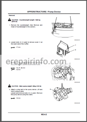 Photo 6 - Hitachi EX80U Workshop Manual