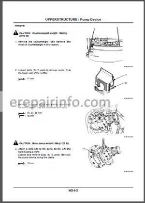 Photo 5 - Hitachi EX80U Workshop Manual