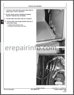 Photo 2 - JD 450H 550H 650H Repair Manuals set
