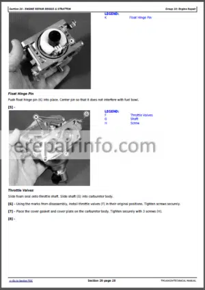 Photo 13 - JD Z525E Z535M Z540M Z535R Z540R Diagnostic and Repair Technical Manual TM140419