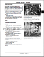 Photo 2 - JD 110 Technical Repair Manual TM1987