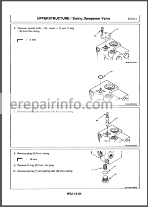 Photo 6 - Hitachi EX200-2 Workshop Manual