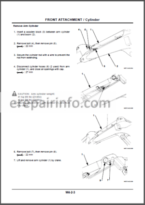 Photo 8 - Hitachi ZAXIS 40U 50U Workshop Manual Excavator