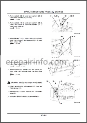 Photo 8 - Hitachi ZX 27U-3 30U-3 35U-3 Service Manuals