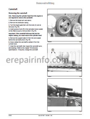Photo 4 - Claas Renault Ares 547 557 567 577 617 657 697 Repair Manual