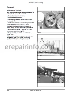 Photo 10 - Claas Renault Ares 547 557 567 577 617 657 697 Repair Manual