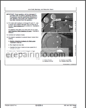 Photo 7 - JD 35D 50D Technical Repair Manual Excavator TM2264