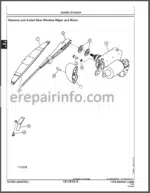 Photo 4 - JD 310G Technical Repair Manual and Parts Manual Backhoe Loader TM1886