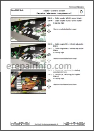 Photo 6 - Fendt 309 310 311 312 Vario Com III Workshop Manual